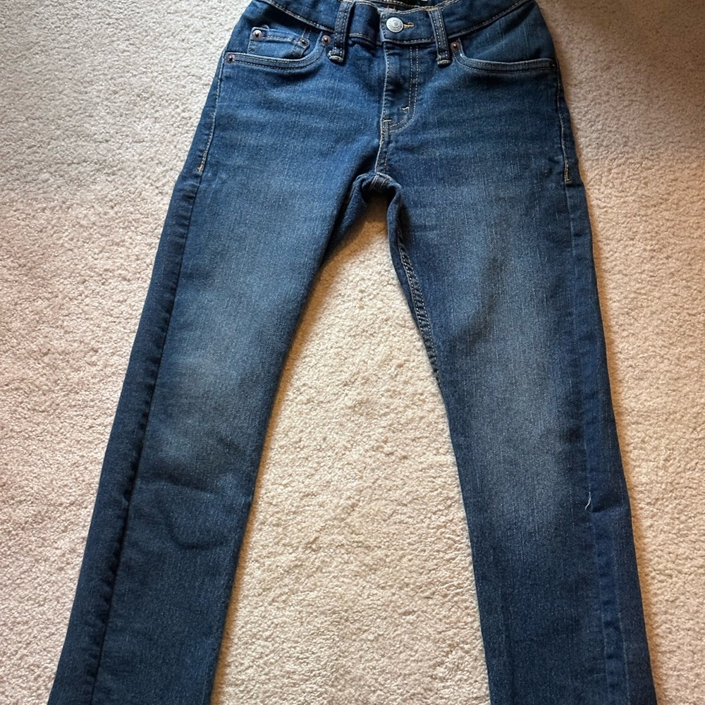 Levi’s jeans - slim, 511 youth size 8 regular. With 24 length 25.